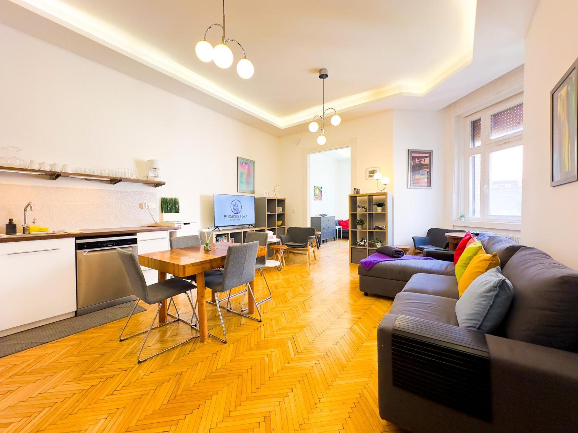 Spacious 4Br Oasis In Central Budapest - Bp Sky Eksteriør bilde
